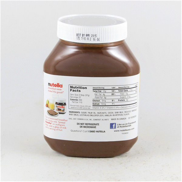 slide 11 of 13, Nutella Hazelnut Spread with Cocoa 2.2 lb, 2.2 lb