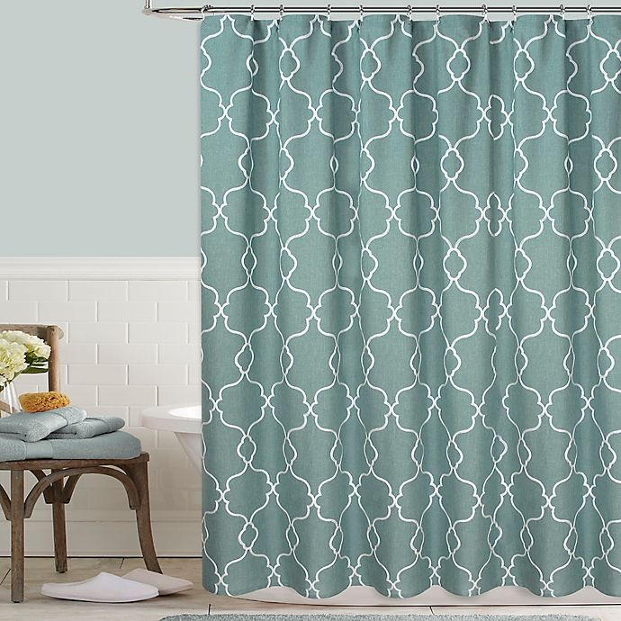 slide 1 of 2, Colordrift Mandy Embroidered Shower Curtain, 72 in x 72 in