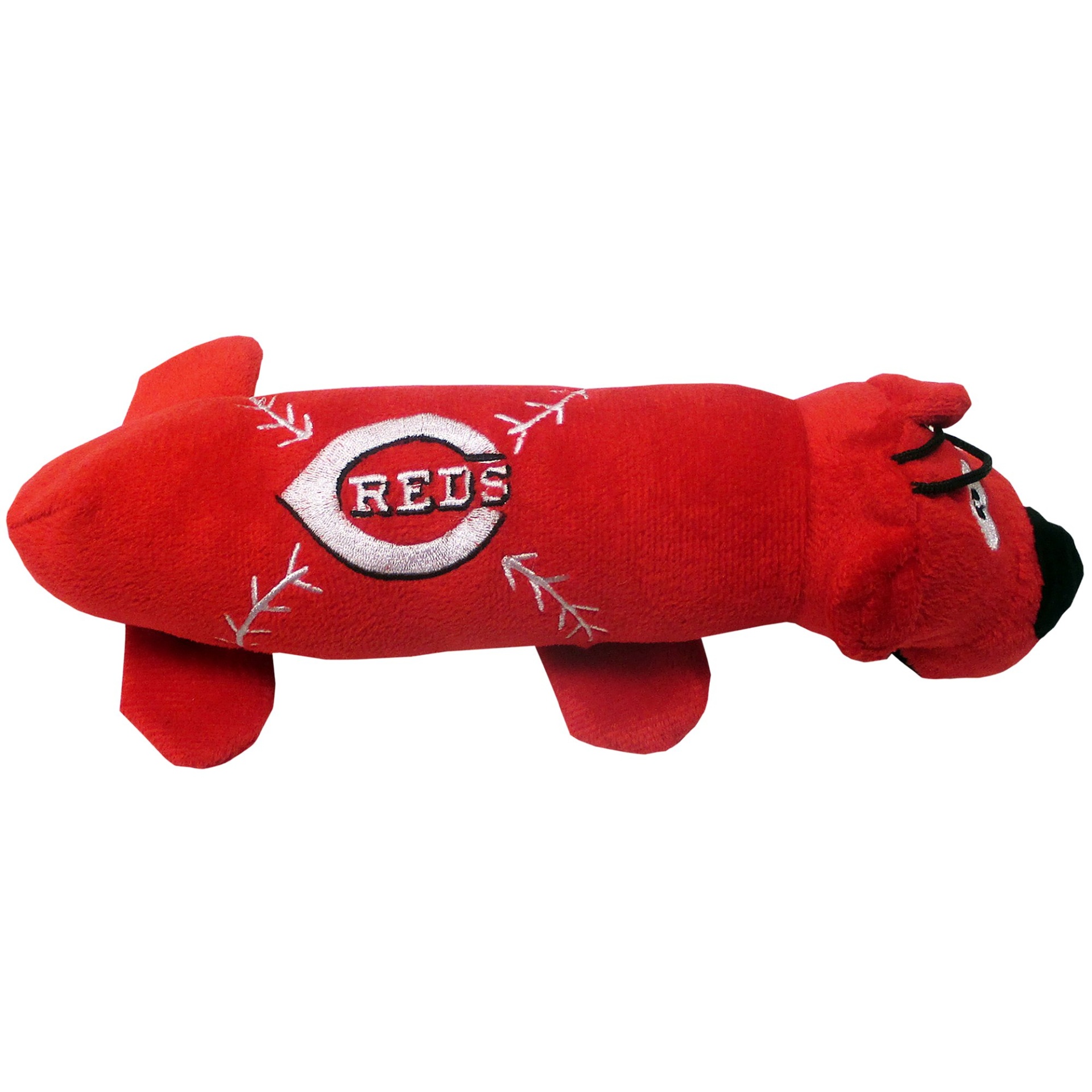 slide 1 of 1, Pets First Official MLB Cincinnati Reds Tube Toy, LG