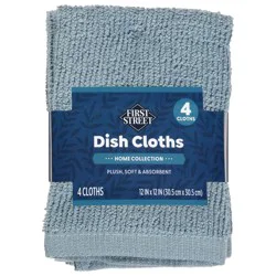 First Street Dish Cloth Blue