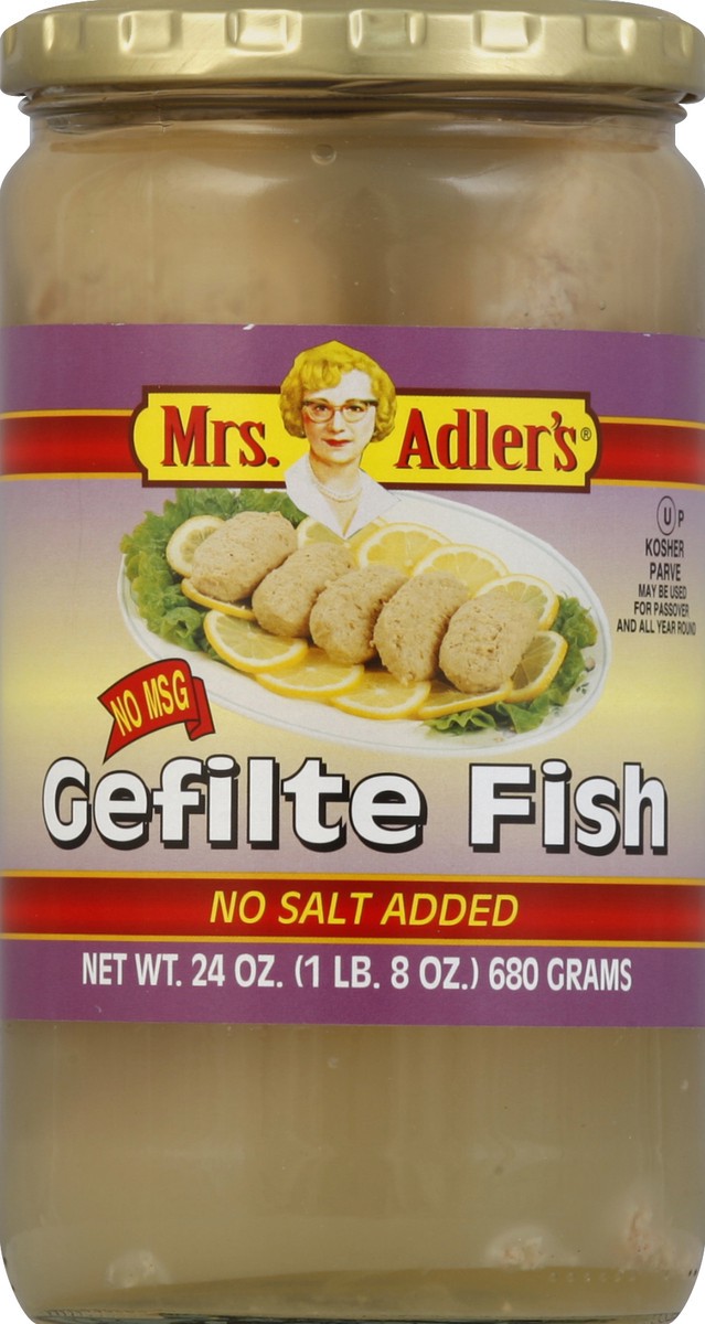 slide 2 of 2, Mrs. Adler's Gefilte Fish 24 oz, 24 oz