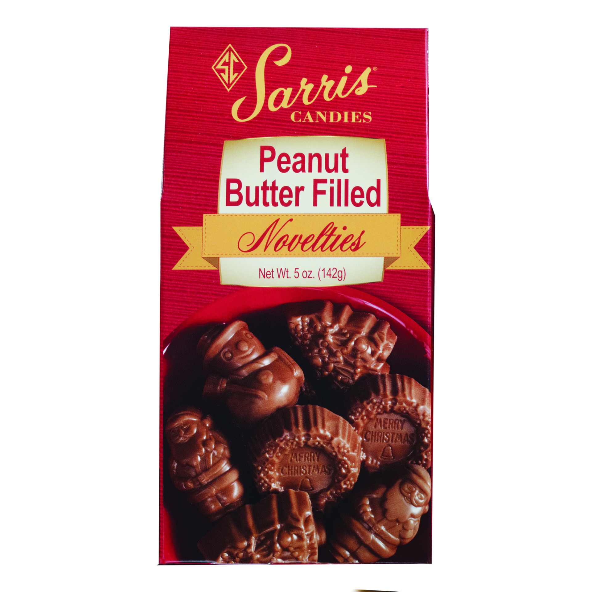 slide 1 of 1, Sarris Candies Christmas Pb Novelties 5Z, 5 oz