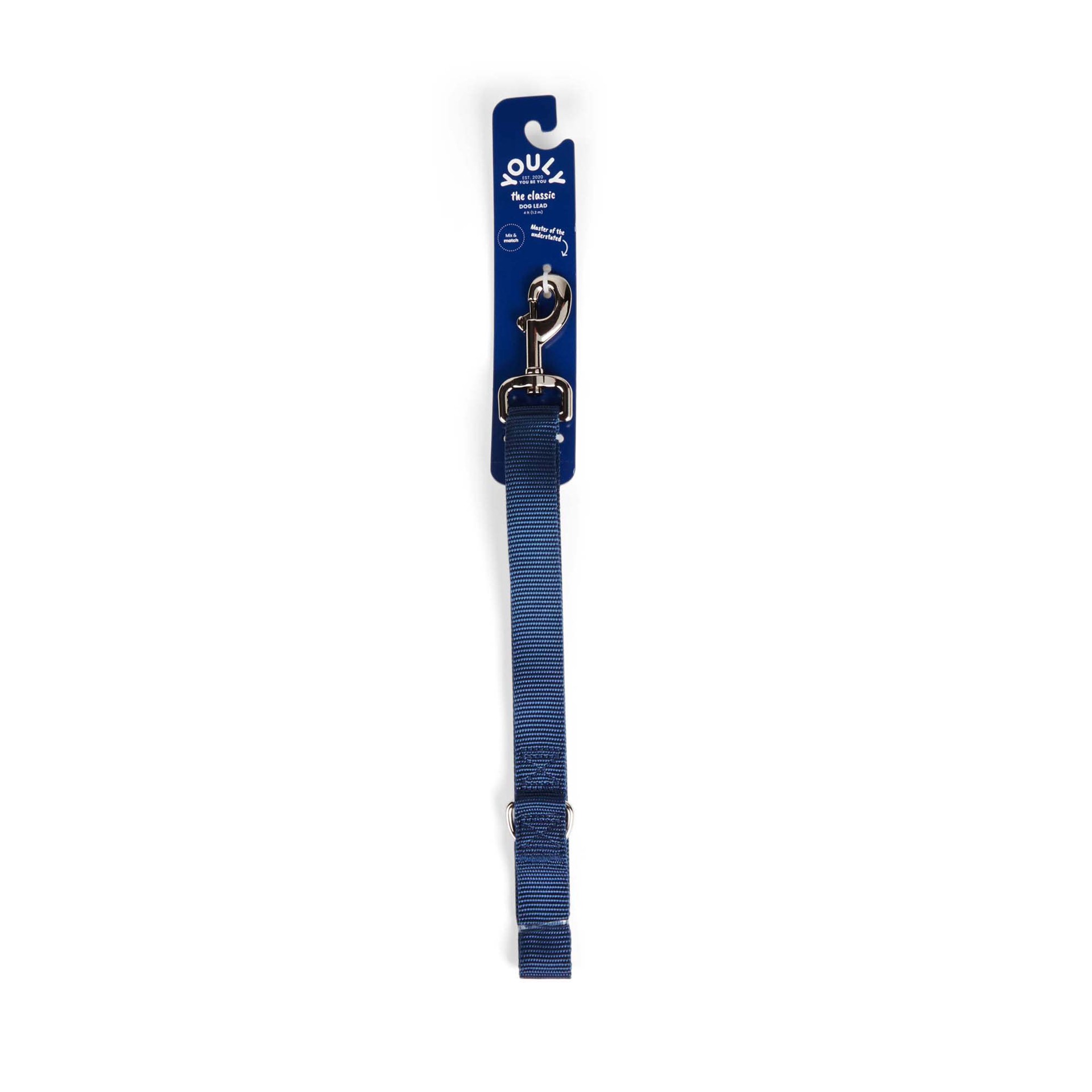 slide 1 of 1, YOULY Blue Dog Lead 4 ft, Medium, MED