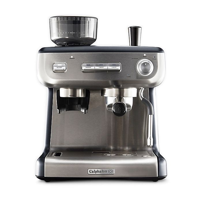 slide 1 of 5, Calphalon Temp iQ Espresso Machine with Grinder, 1 ct