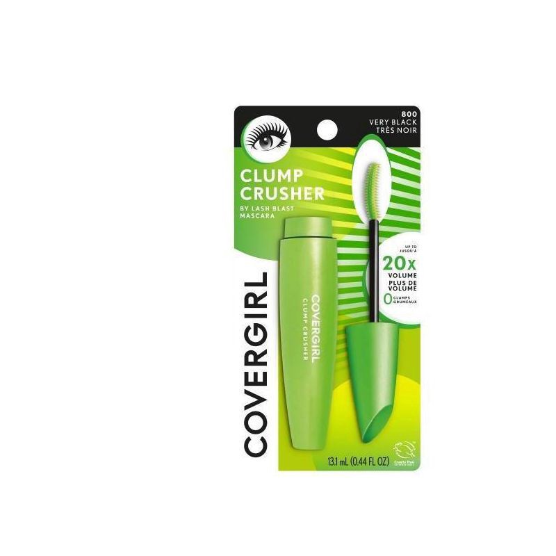 slide 5 of 8, Covergirl Clump Crusher Mascara Very Black, 1 ct