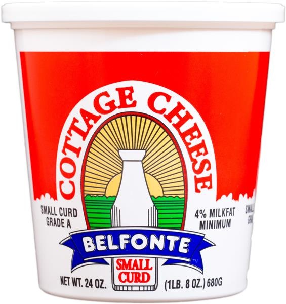 slide 1 of 1, Belfonte Small Curd 4% Cottage Cheese, 24 oz