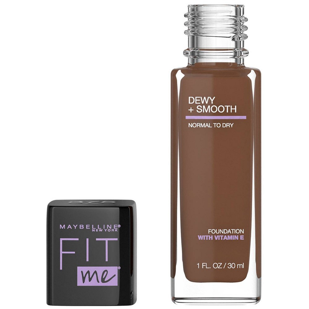 slide 3 of 5, Maybelline Fit Me Dewy + Smooth Foundation SPF 18 - 375 Java - 1 fl oz, 1 fl oz