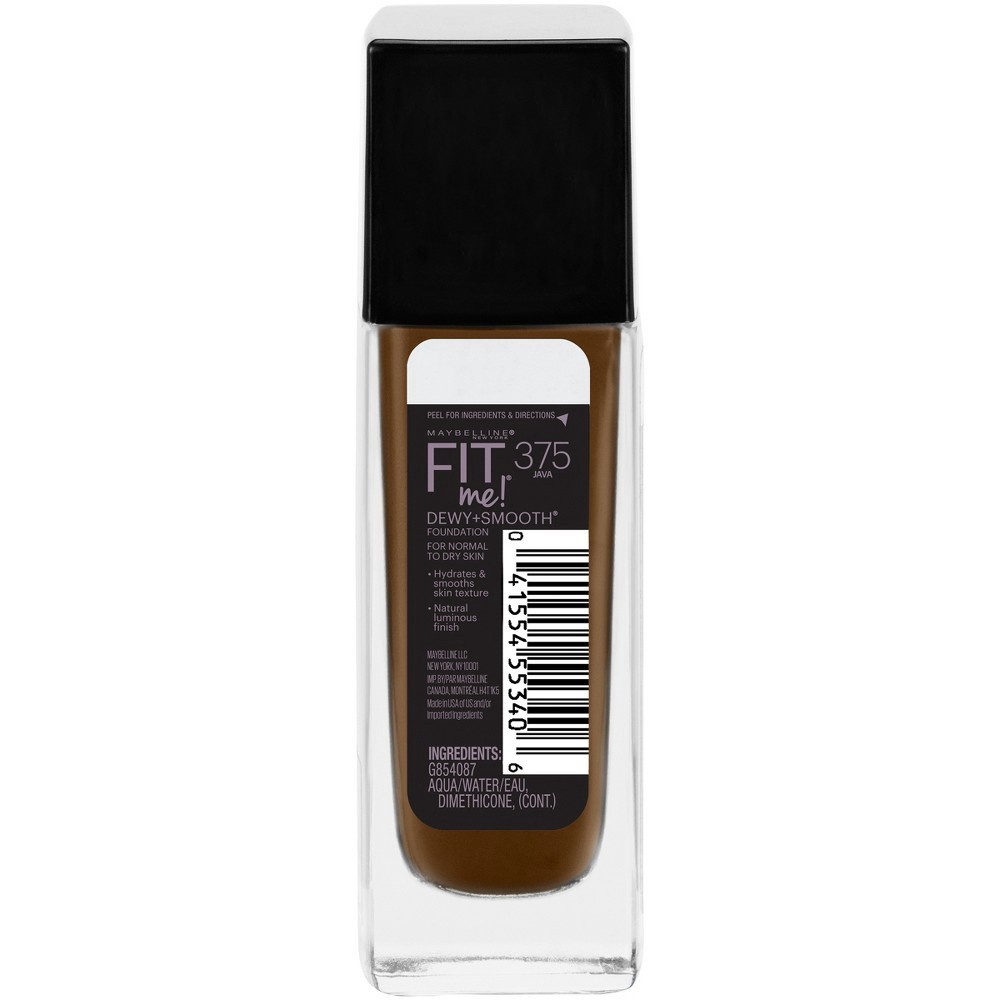 slide 5 of 5, Maybelline Fit Me Dewy + Smooth Foundation SPF 18 - 375 Java - 1 fl oz, 1 fl oz