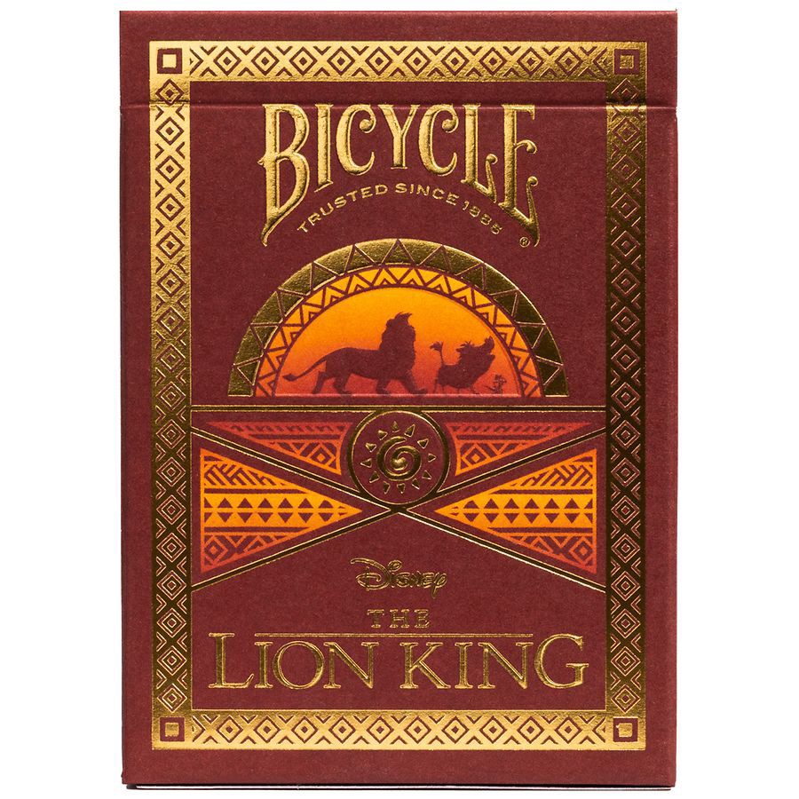 slide 1 of 3, Bicycle Lion King Playing Cards, 1 ct