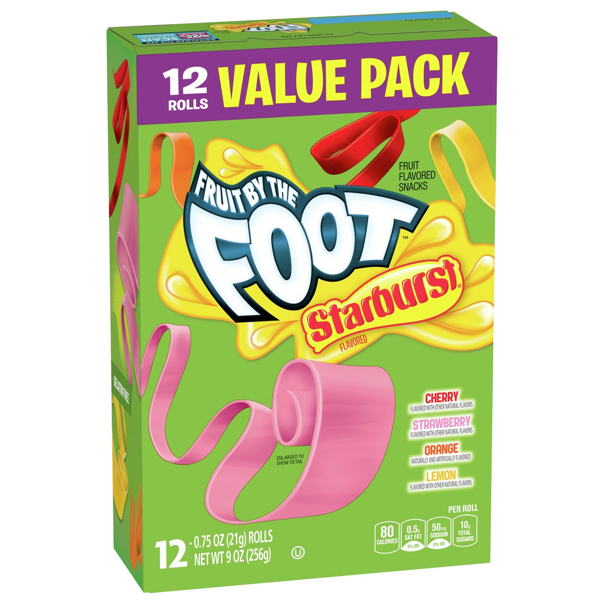 slide 8 of 9, Fruit by the Foot Fruit Flavored Snacks, Starburst, Variety Pack, 12 ct, 12 ct