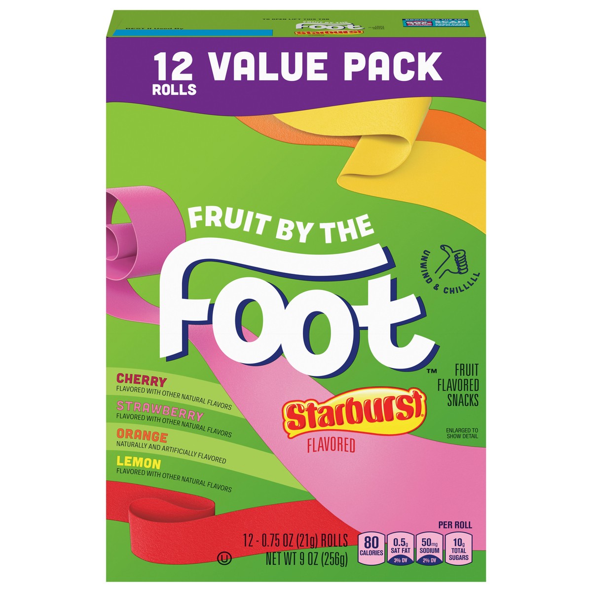 slide 1 of 9, Fruit by the Foot Fruit Flavored Snacks, Starburst, Variety Pack, 12 ct, 12 ct