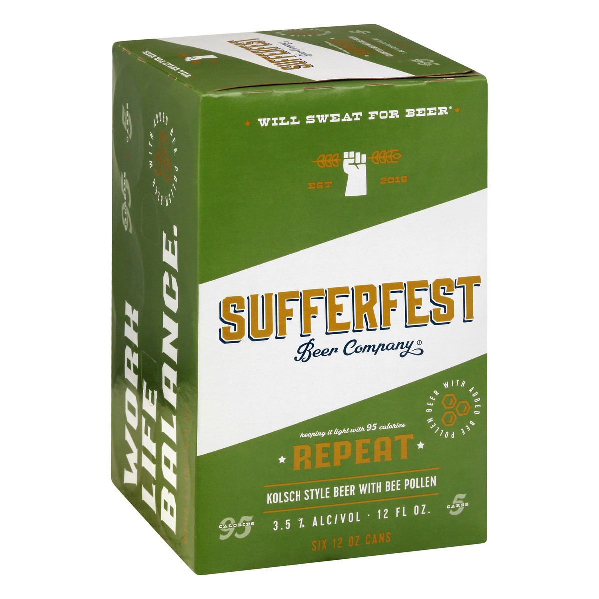 slide 2 of 9, Sufferfest Beer Co. Sufferfest Repeat Beer, 6 ct; 12 fl oz