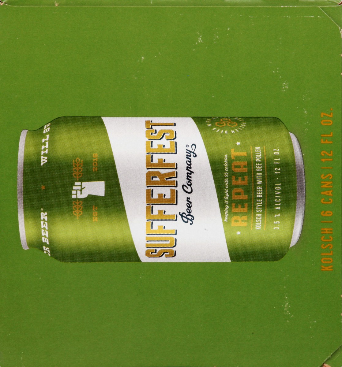 slide 4 of 9, Sufferfest Beer Co. Sufferfest Repeat Beer, 6 ct; 12 fl oz