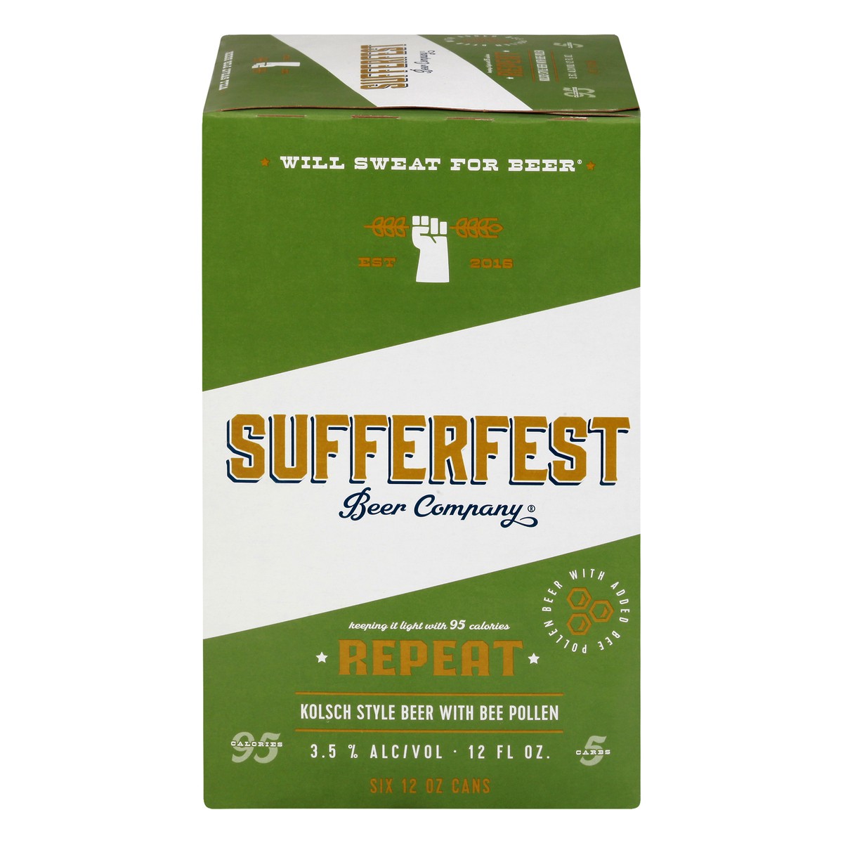 slide 1 of 9, Sufferfest Beer Co. Sufferfest Repeat Beer, 6 ct; 12 fl oz