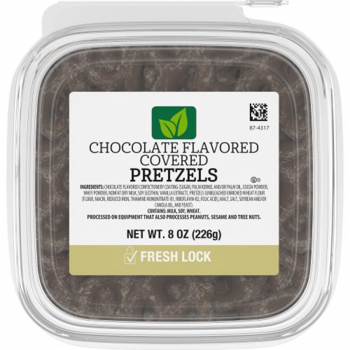 slide 1 of 3, Kroger Chocolate Flavored Covered Pretzels, 8 oz