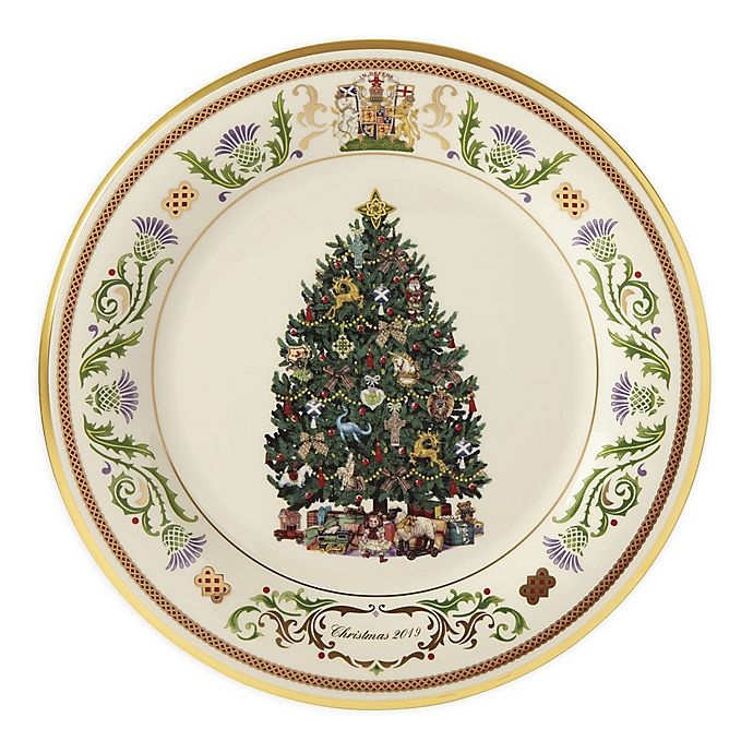 slide 1 of 1, Lenox Holiday 2019 Trees Around the World Scotland Plate, 1 ct