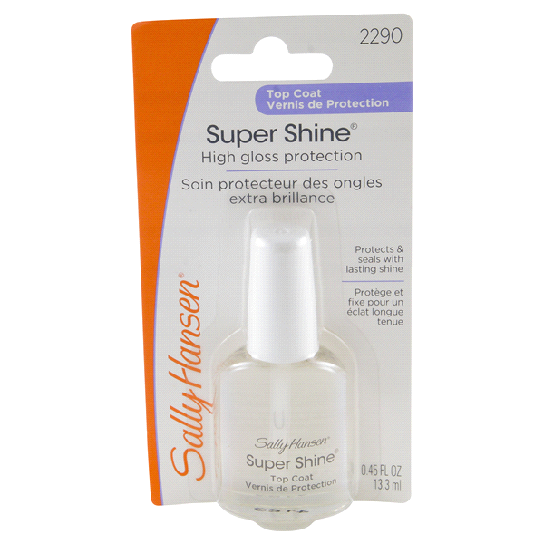 slide 1 of 1, Sally Hansen Super Shine Top Coat, 0.45 oz