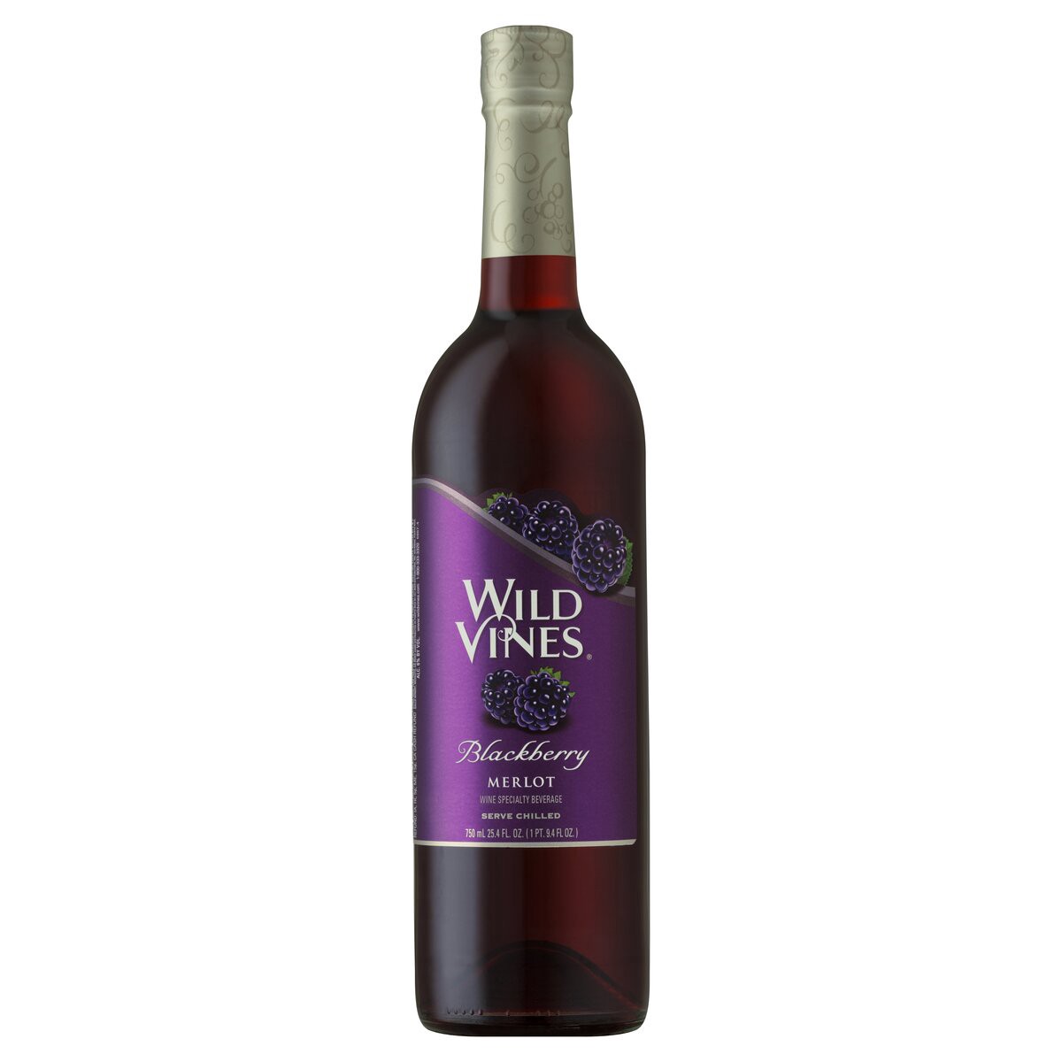 slide 1 of 9, Wild Vines Strawberry White Zinfandel Wine, 750 ml