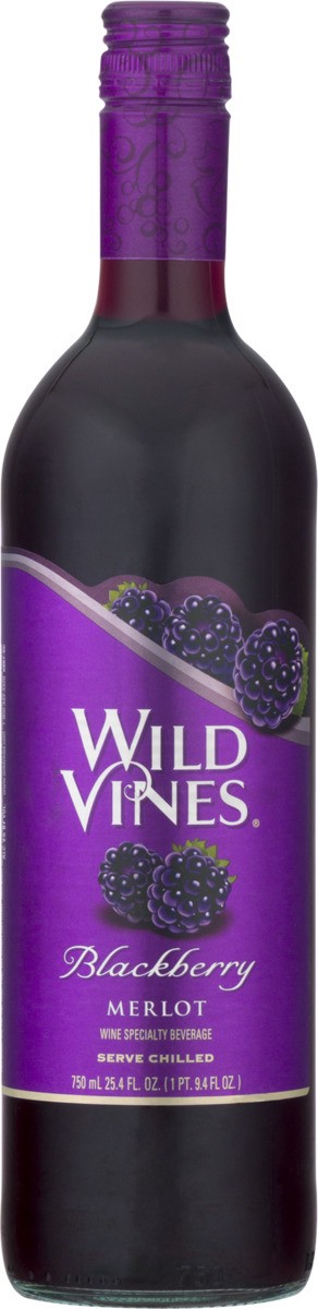 slide 8 of 9, Wild Vines Blackberry Merlot, 750 ml