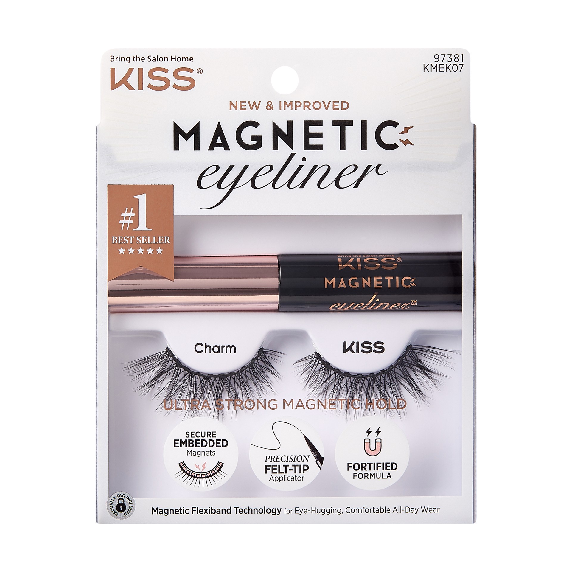 slide 1 of 5, KISS Lash Couture Masterpiece Fake Eyelashes, 'Cruise', 1 Pair, 1 ct