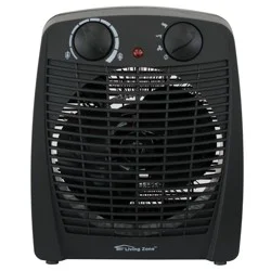 Living Zone Fan Heater - Black