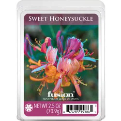 Fusion Sweet Honeysuckle Scented Wax Melt Cubes