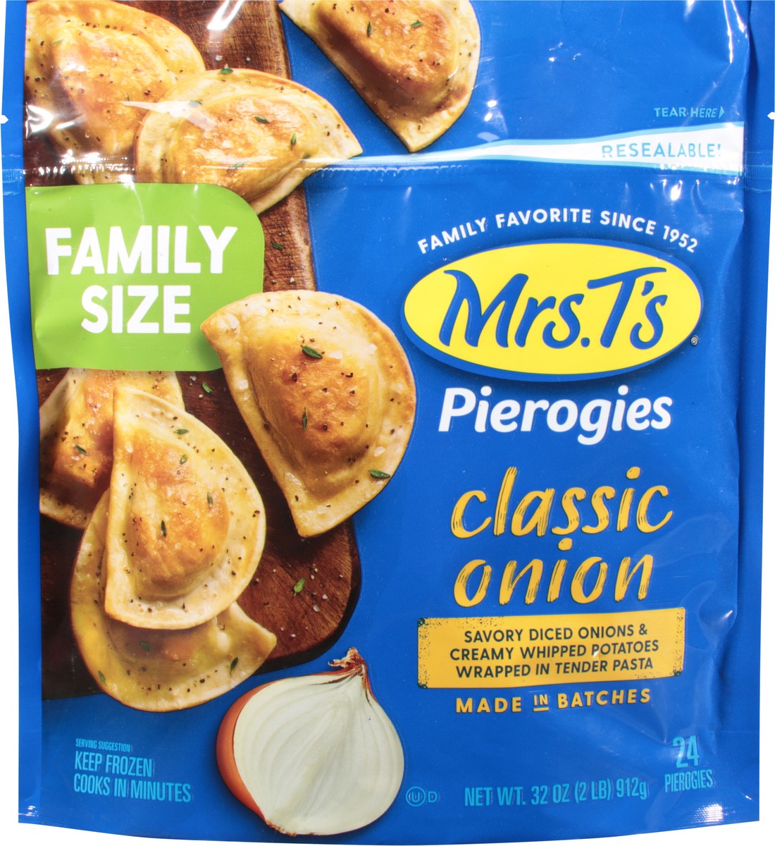 slide 6 of 9, Mrs. T's Pierogies Classic Onion, 32 oz