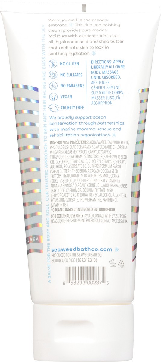 slide 13 of 14, The Seaweed Bath Co. Hydrate Unscented Body Cream 6 fl oz, 6 fl oz