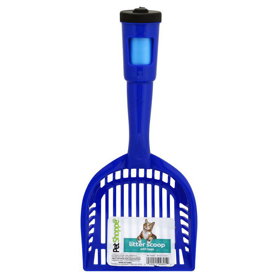 slide 3 of 5, PetShoppe Litter Scoop with Bags, 15 ct