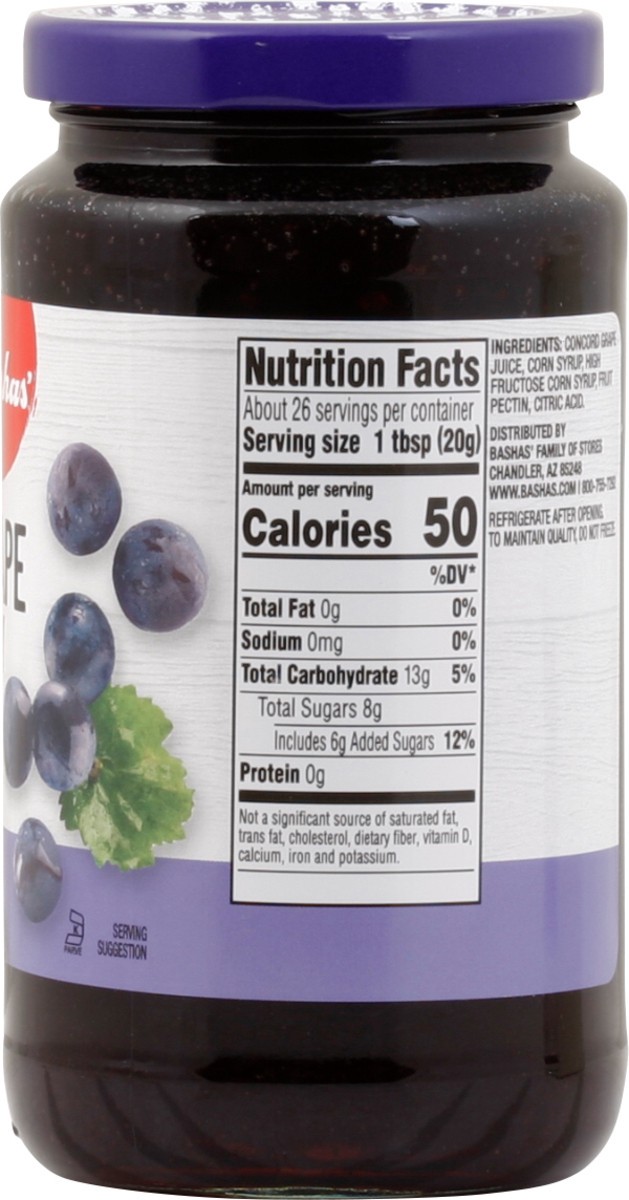 slide 9 of 13, Bashas Grape Jelly, 18 oz