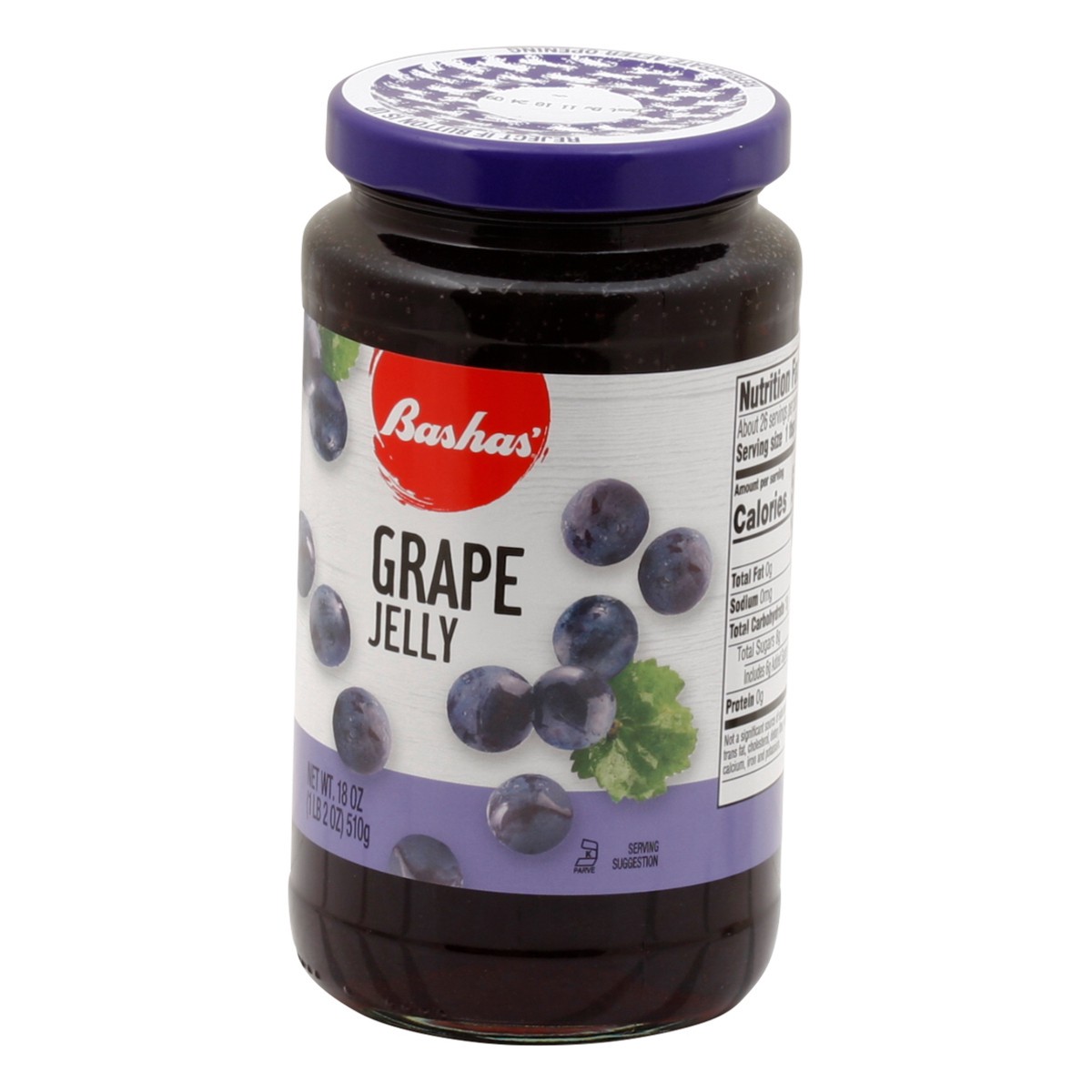 slide 4 of 13, Bashas Grape Jelly, 18 oz