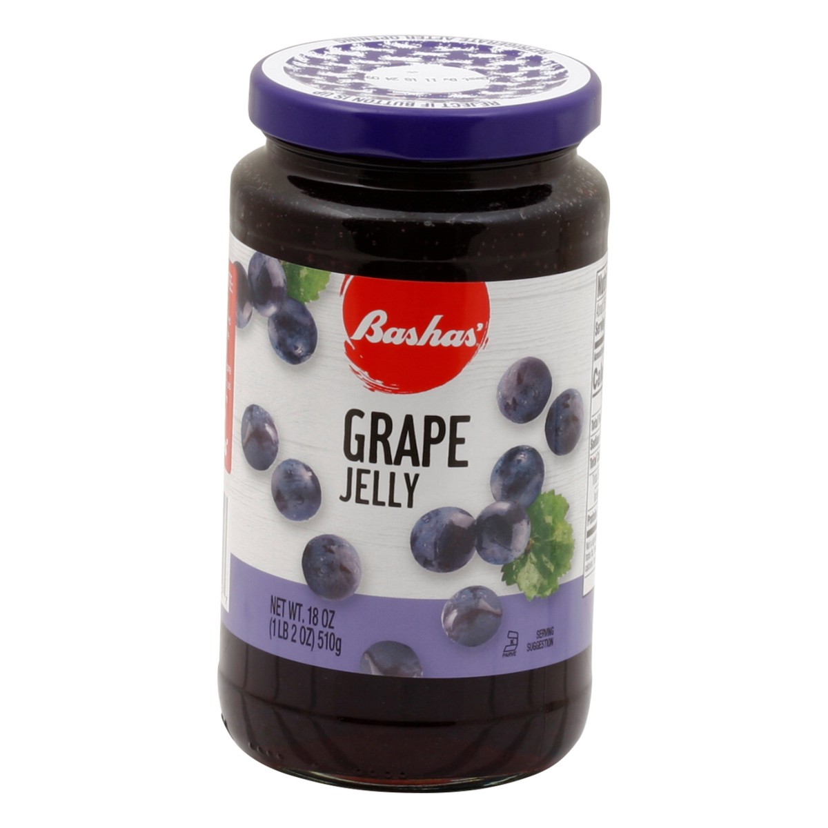 slide 1 of 13, Bashas Grape Jelly, 18 oz