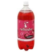 slide 1 of 1, Refreshe Soda Strawberry, 2 liter