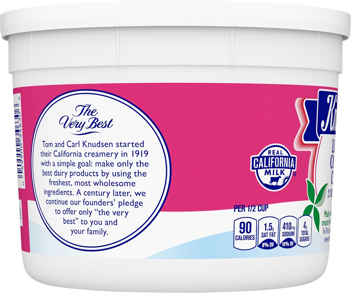 slide 10 of 11, Knudsen Lowfat Small Curd Cottage Cheese with 2% Milkfat, 48 oz Tub, 48 oz