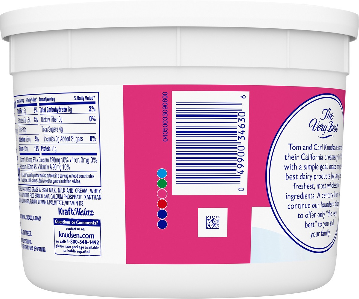 slide 8 of 11, Knudsen Lowfat Small Curd Cottage Cheese with 2% Milkfat, 48 oz Tub, 48 oz