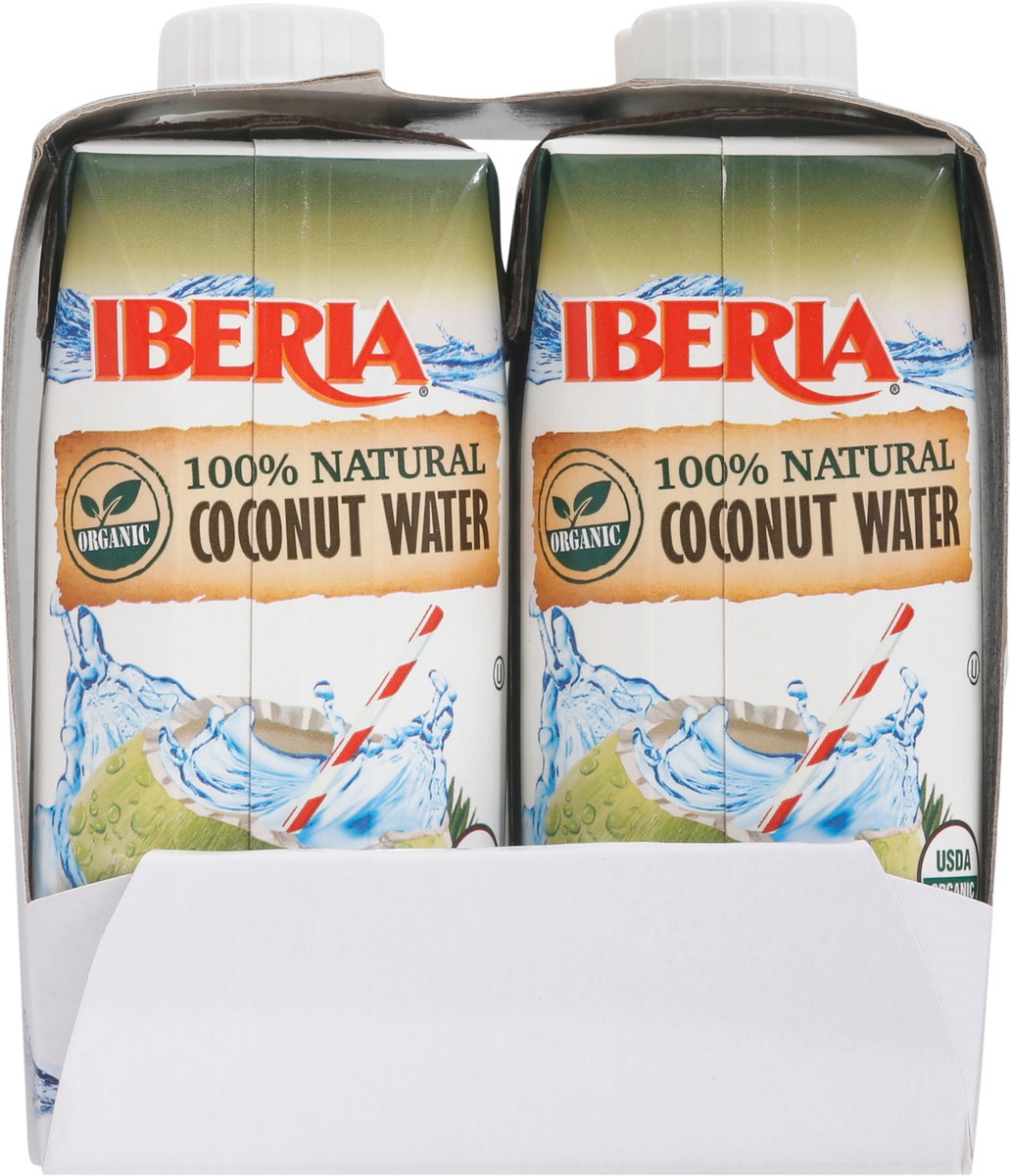 slide 9 of 12, Iberia 100% Natural Coconut Water 4 - 11.1 fl oz Packs, 6 ct