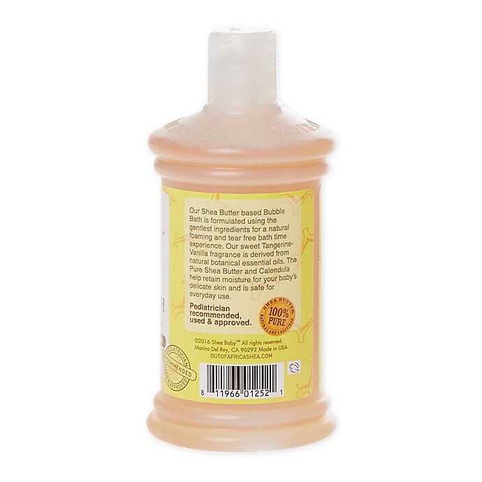 slide 3 of 3, Shea Baby Bubble Bath Shea Butter and Calendula, Tangerine & Vanilla, 12 oz