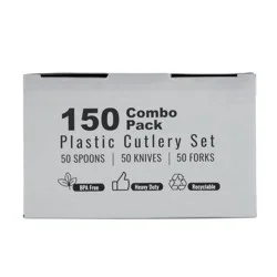 Table's Best Plastic Cutlery Set