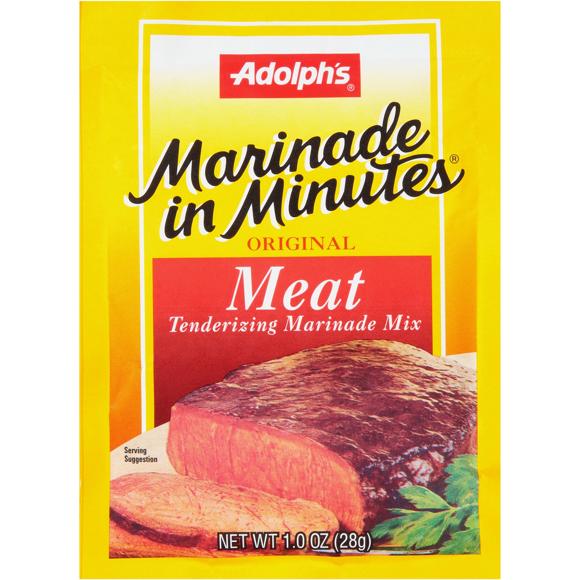 slide 1 of 5, Adolph's Meat Marinade, 1 oz