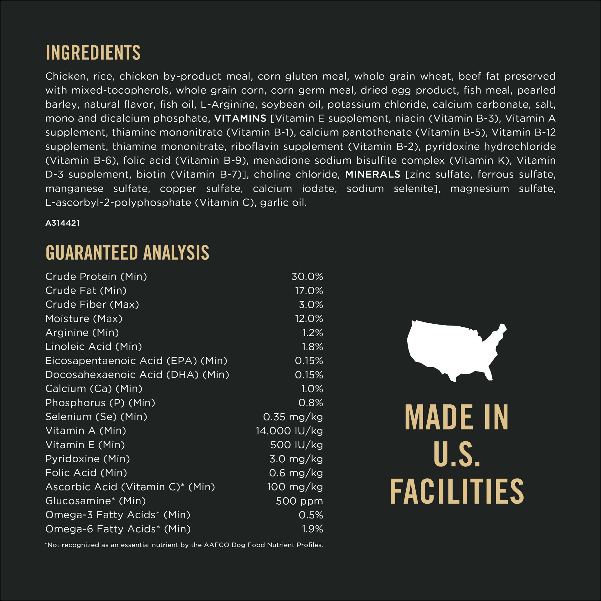 slide 6 of 9, Purina Pro Plan Sport Performance 30/17 Senior 7+ Dry Dog Food - Chicken & Rice, 4 lb