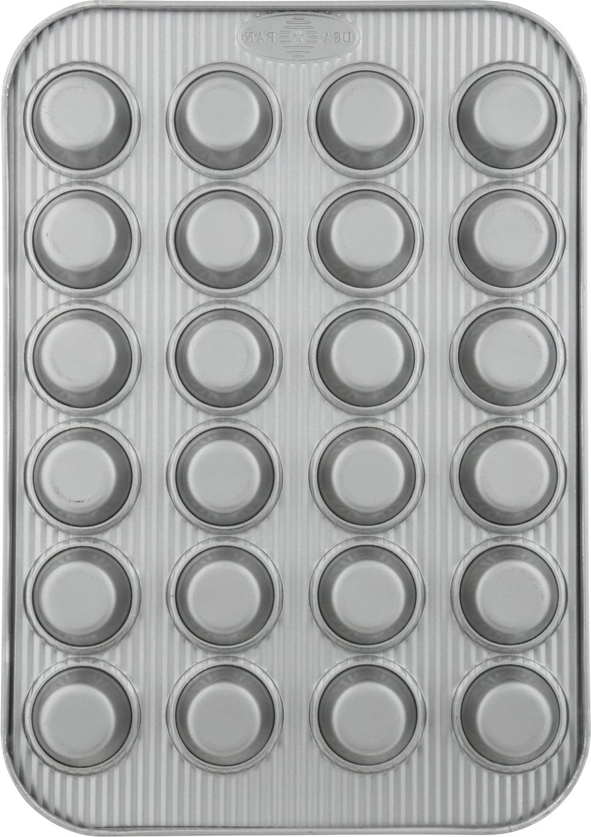 slide 6 of 9, USA Pan 24 Cup Mini Muffin Pan 1 ea, 1 ea