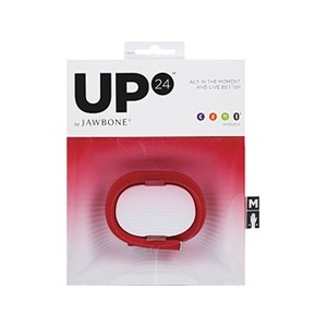 slide 1 of 1, Jawbone Up24 Red Wristband, Medium, 1 ct