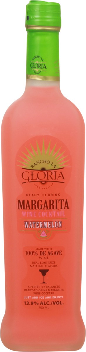 slide 10 of 11, Rancho La Gloria Watermelon Margarita Wine Cocktail - 750ml Bottle, 750 ml