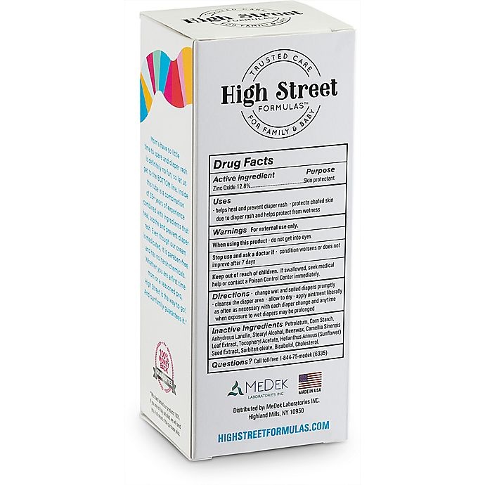slide 3 of 3, High Street Formulas Medicated Diaper Ointment, 2 oz