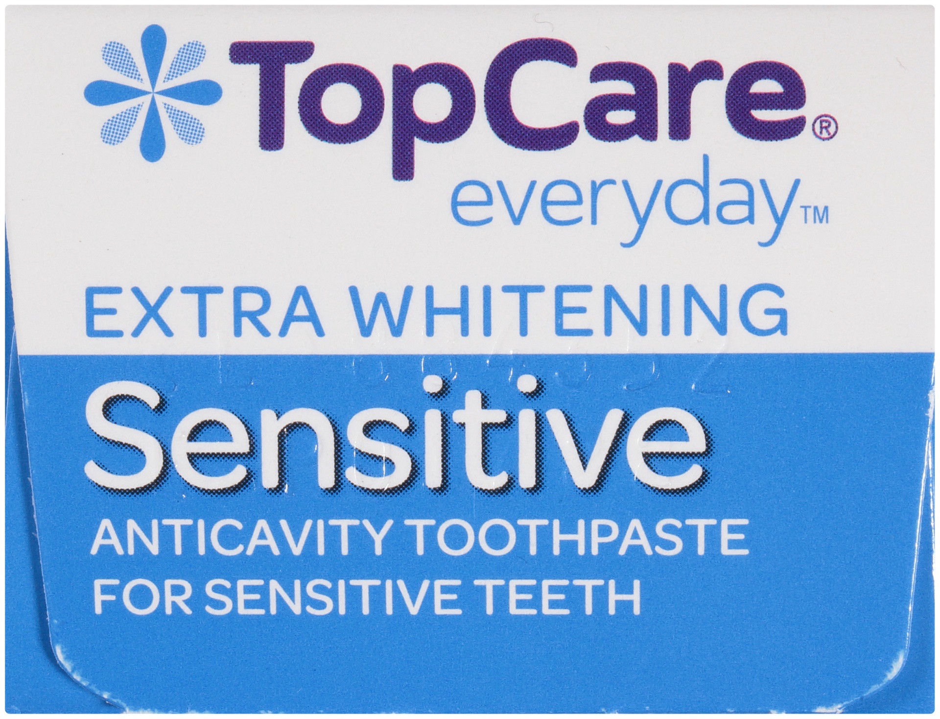 slide 5 of 6, TopCare Extra Whitening Sensitive Toothpaste, 4 oz