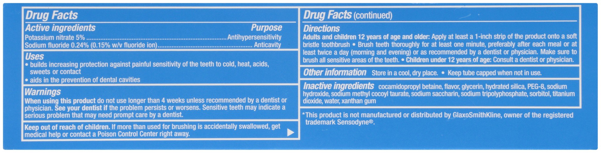 slide 6 of 6, TopCare Extra Whitening Sensitive Toothpaste, 4 oz