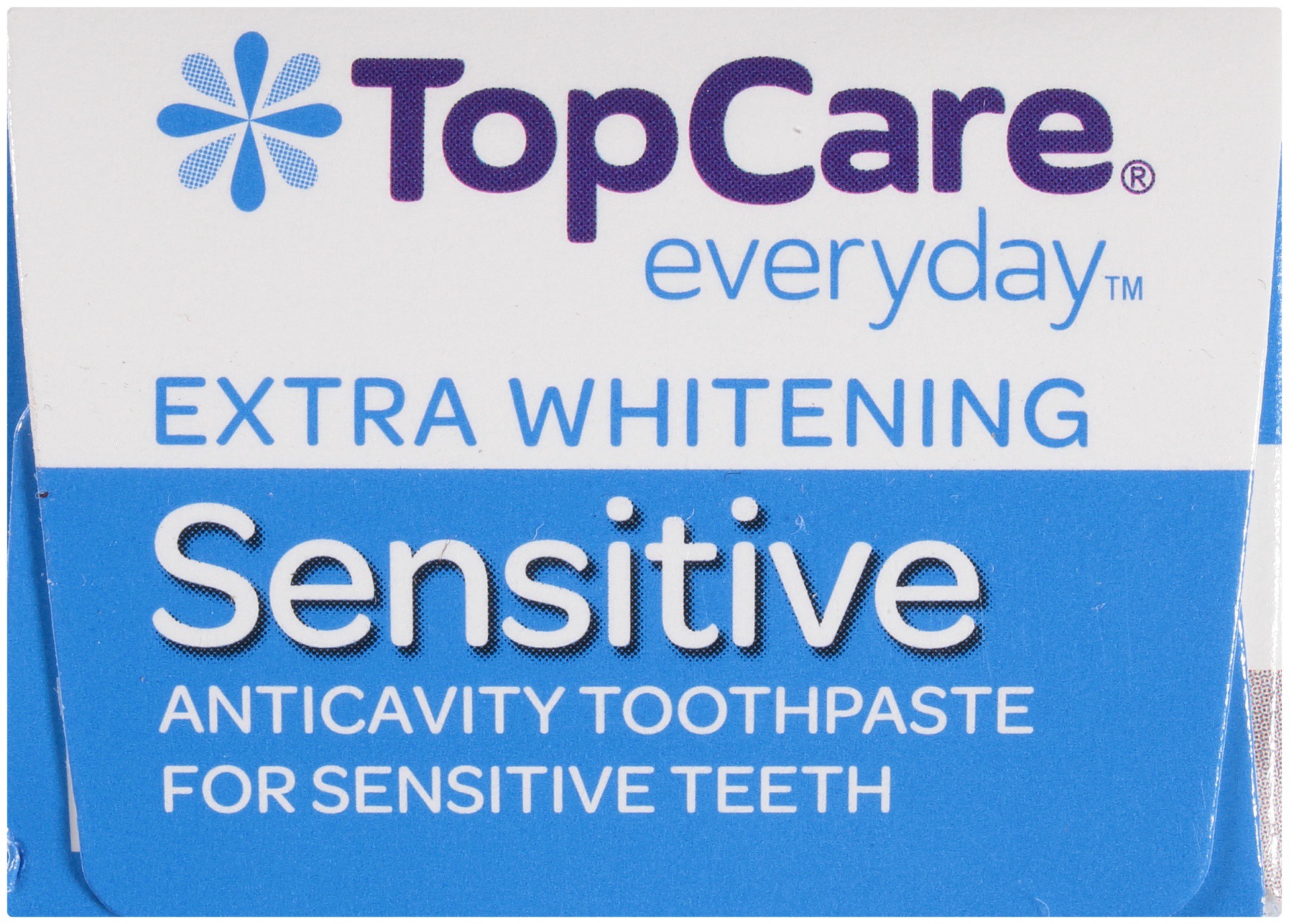 slide 3 of 6, TopCare Extra Whitening Sensitive Toothpaste, 4 oz