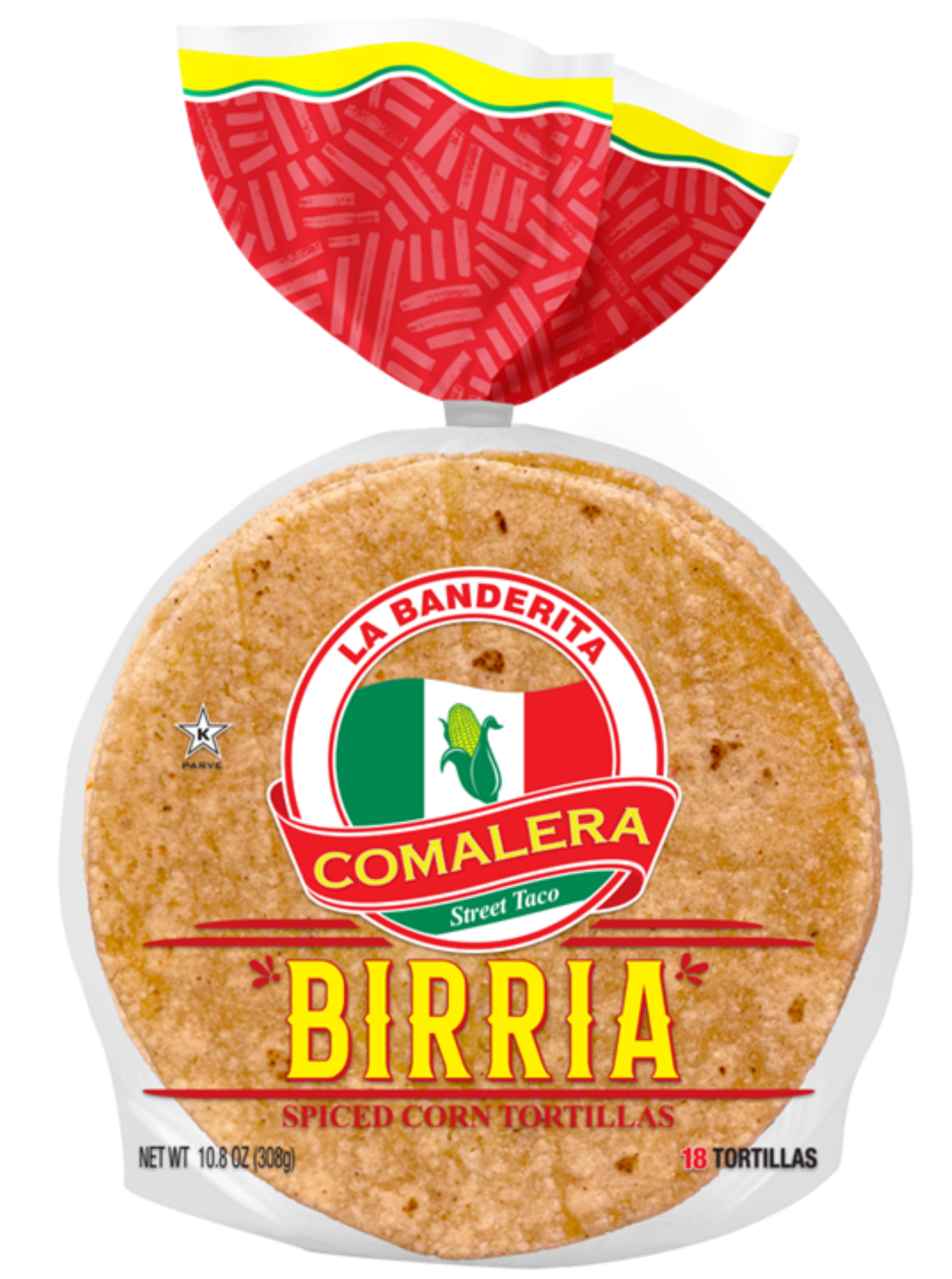slide 1 of 5, La Banderita Comalera Spiced Corn Birria Tortillas 18 ea, 18 ct