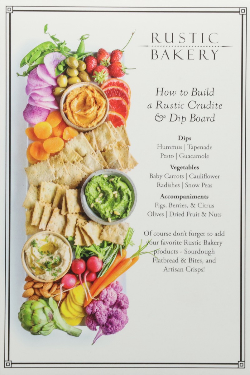 slide 10 of 13, Rustic Bakery Organic Sourdough Rosemary & Olive Oil Flatbread Bites 4 oz, 4 oz