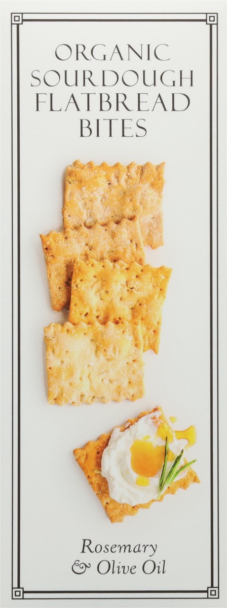 slide 4 of 13, Rustic Bakery Organic Sourdough Rosemary & Olive Oil Flatbread Bites 4 oz, 4 oz